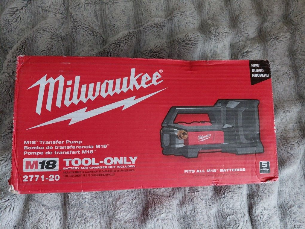 Milwaukee M18 Tranfer Pump