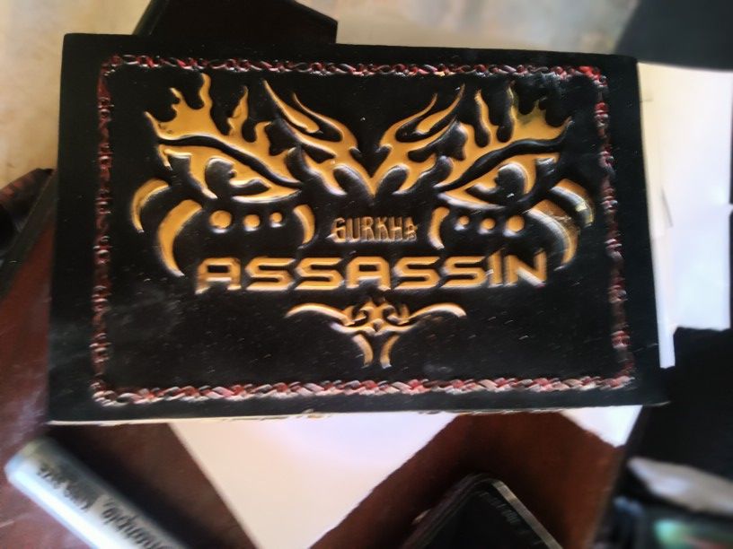 Gurkha Assassin Square Cigar Box 9" x 7"