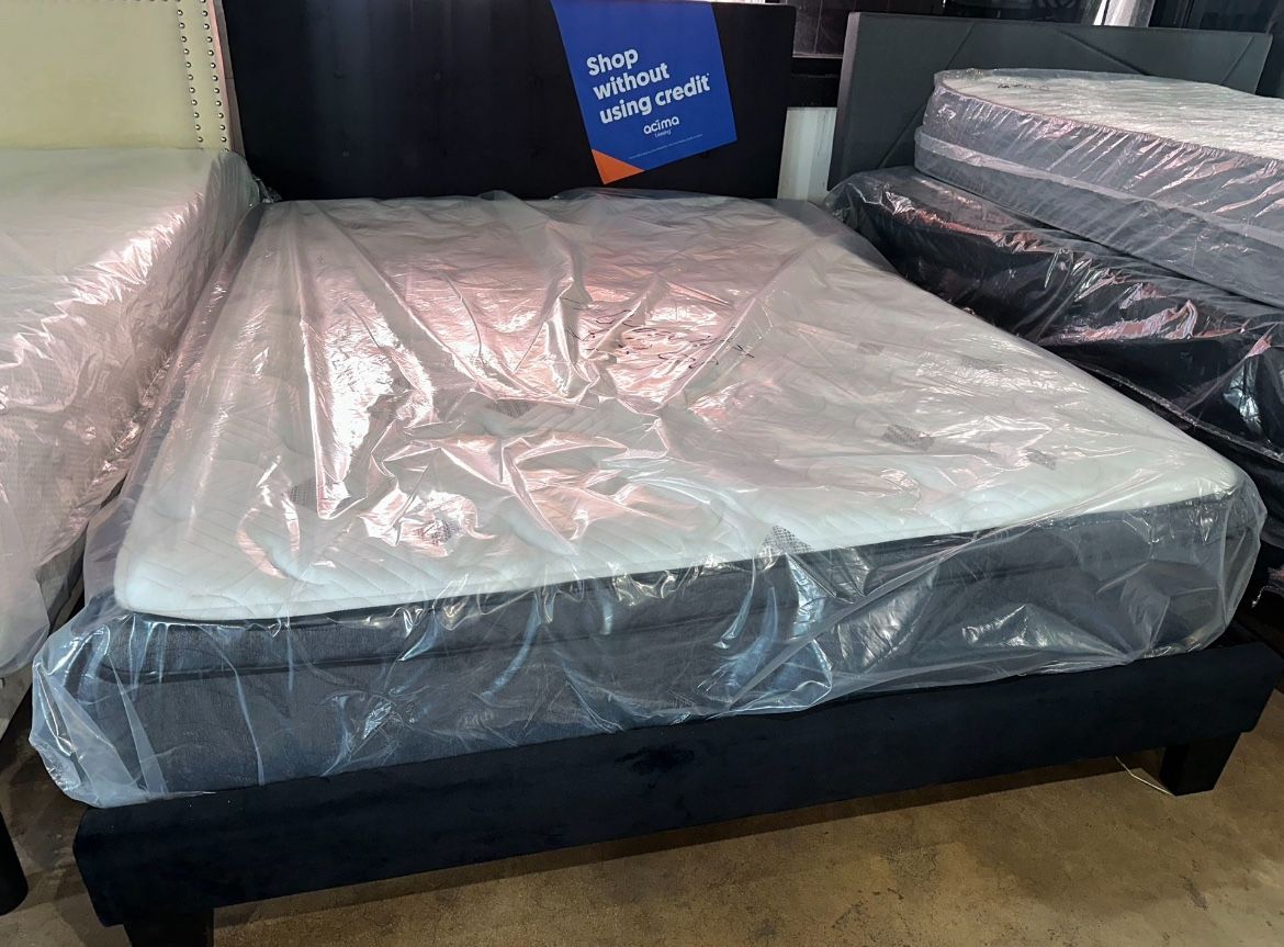 New Comfortable Full Foam Encased Full Size Mattress ⭐️ Shop With $0 Down ⭐️ Payment As Low As $25⭐️