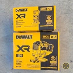 Dewalt 20v Jigsaw And Router Brushless XR With Variable Speed Brand New Tools Only  Price For Both 