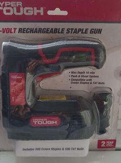 4 VoLT RECHARGEABLE  STAPLE GuN