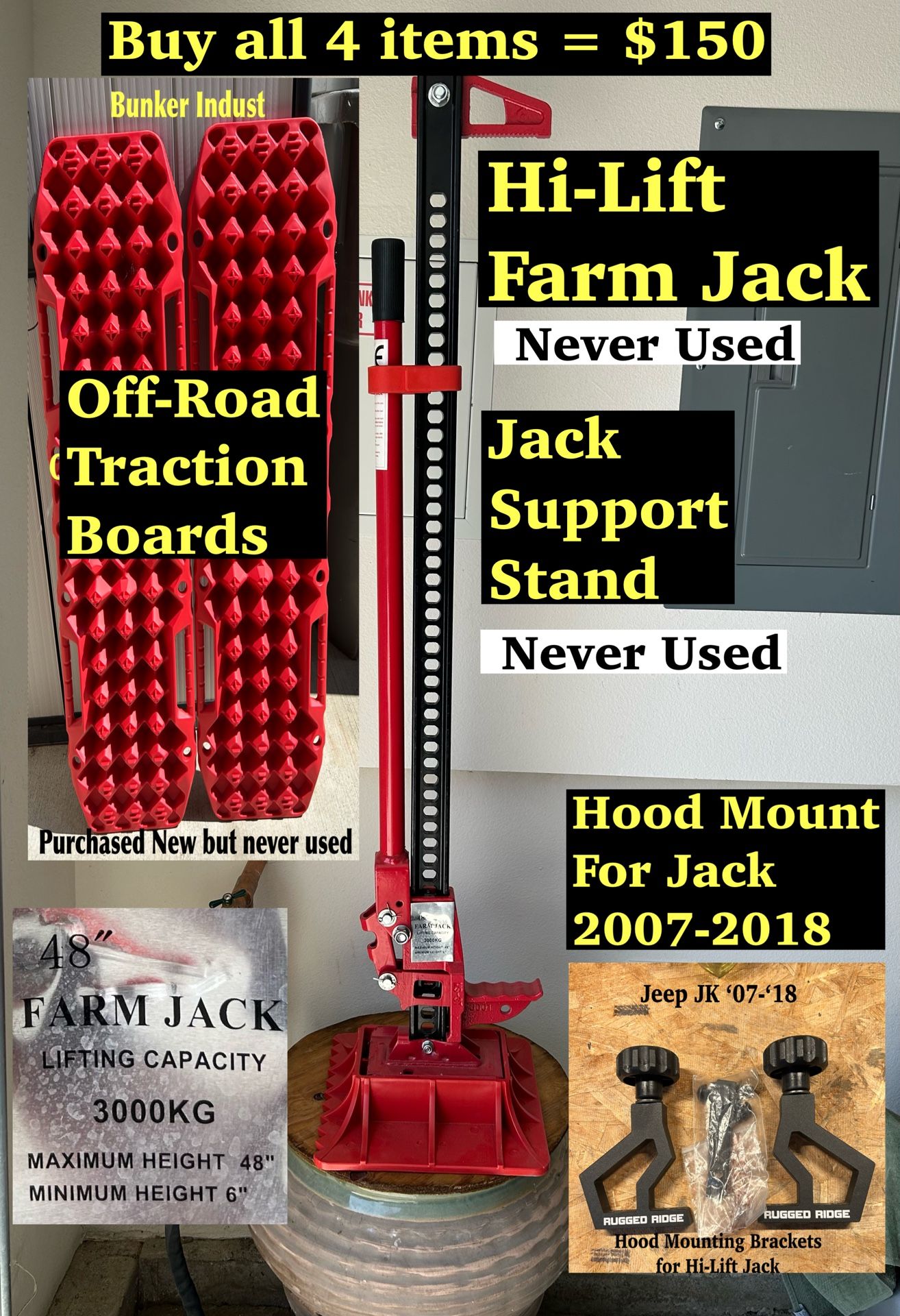 Hi-Lift Jack + Accessories