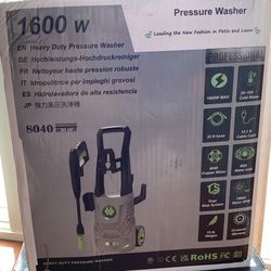 Heavy Duty Pressure Washer 1600 W Max