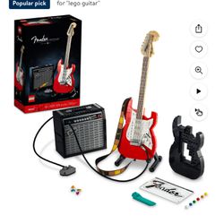 Fender Stratocaster Lego New 