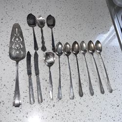 Vintage SilverWare (variety 13 Pieces)