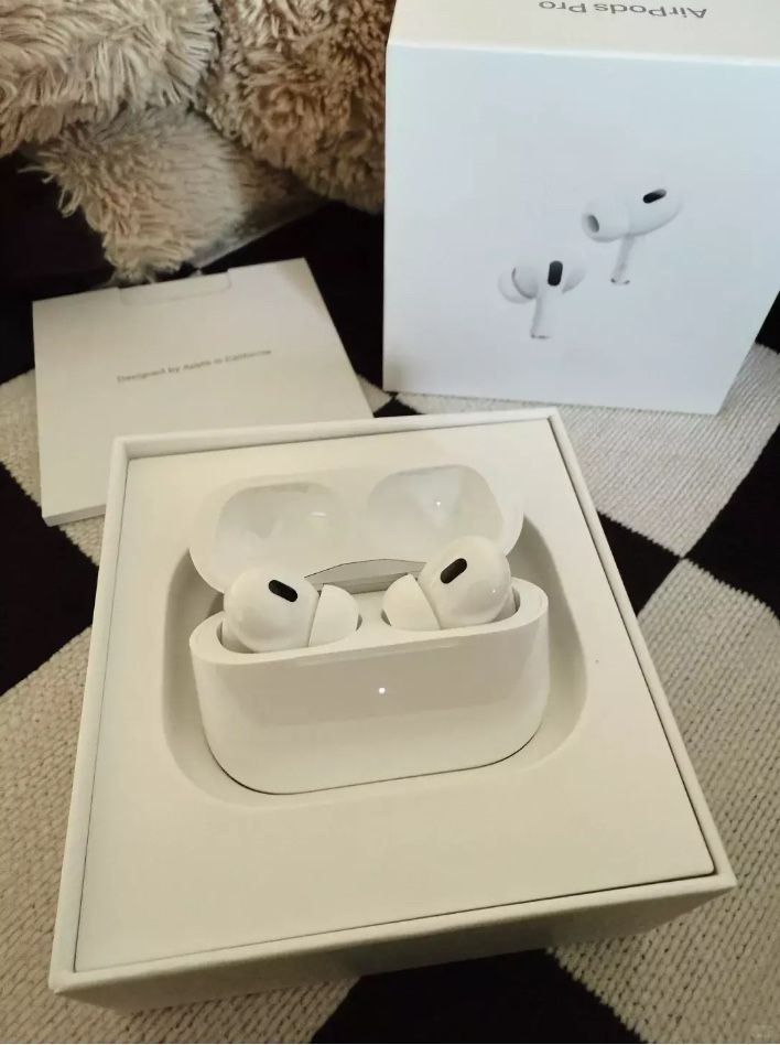 Apple iPhone Pro 2nd Generation Wireless Earbuds with Wireless Charging Case