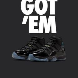 Jordan 11 Gamma Blue Sz 10