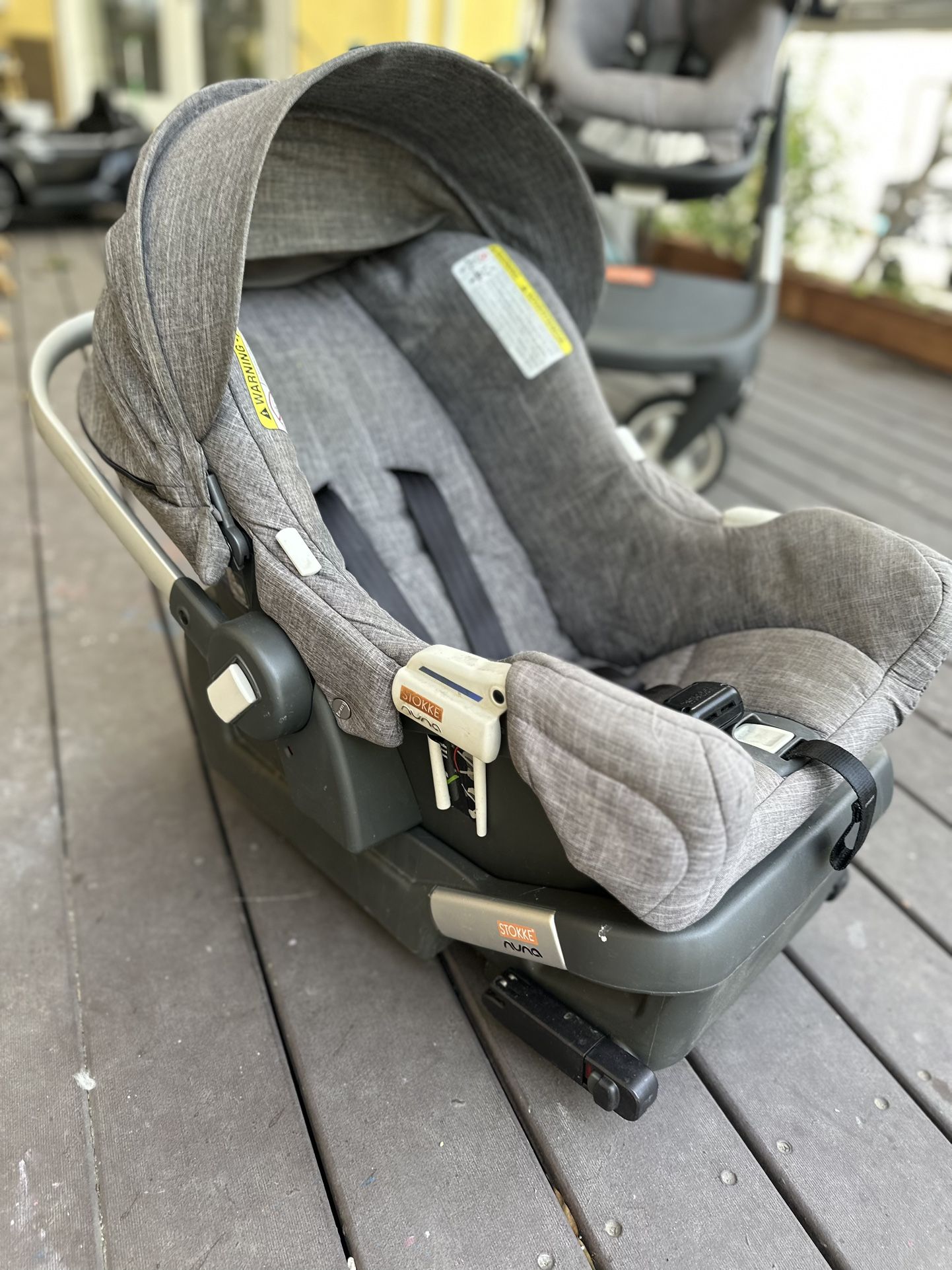 Used Stokke Nuna Car Seat For Baby 