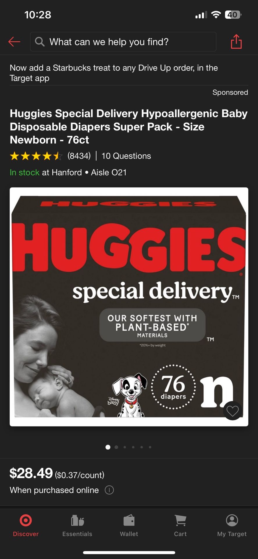 Huggies Diapers 