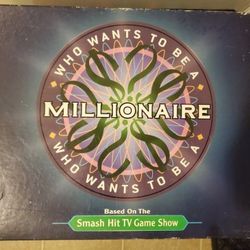 **Pre-owned "Who Wants To Be A Millionaire" Board Game Based on Smash Hit TV Game Show