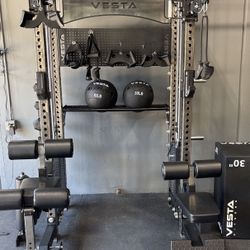 PRO SERIES 2IN1 Ultimate Half Rack Functional Trainer Combo 94”