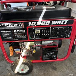 Generator Portable By Gentron 10,000Surge/8000Rated Watts Portable Generator