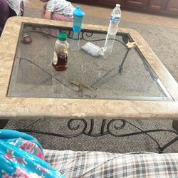 Glass Coffee Table $60