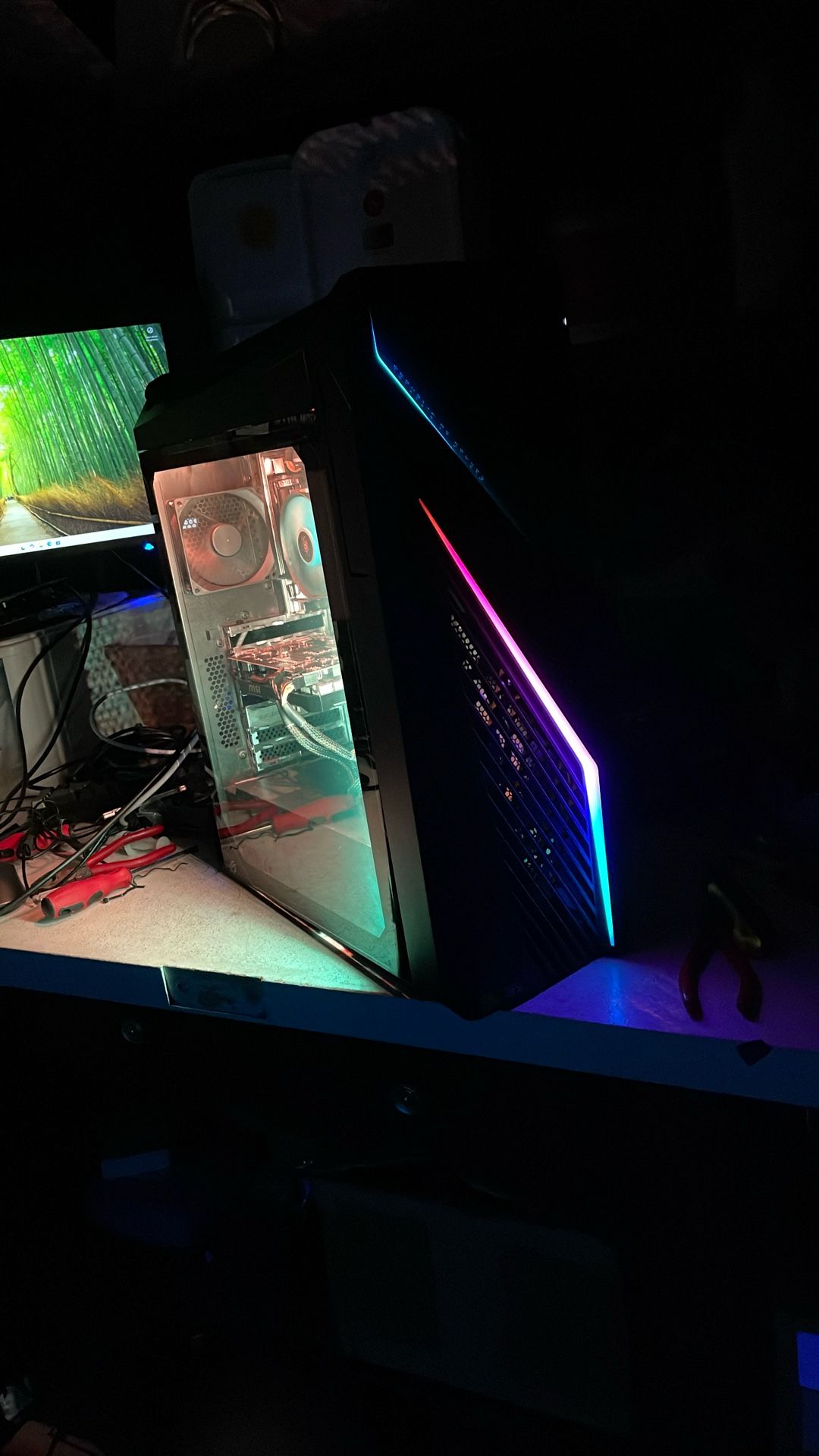 I7 ROG Case with Asus Board Gaming Computer Desktop PC