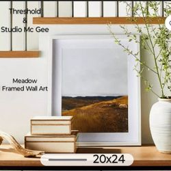 Brand New Threshold Meadow Frame Wall Art 