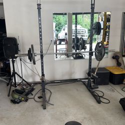 Bench/squat/pull Up Rack 