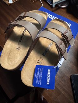 Mocca Arizona Birkenstock size Men 8 women 9.5