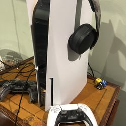 PS5 Disc Edition With 2 Controllers & Headset