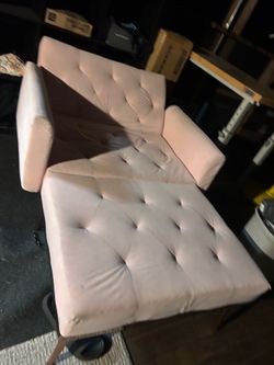 Pink recline couch seat