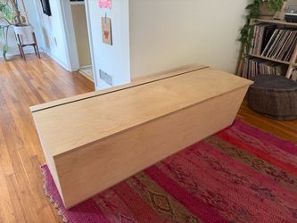 Custom Bench with Storage
