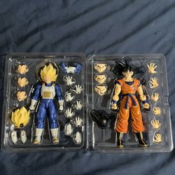 Shfigurearts Goku And Vegeta Pickup Only