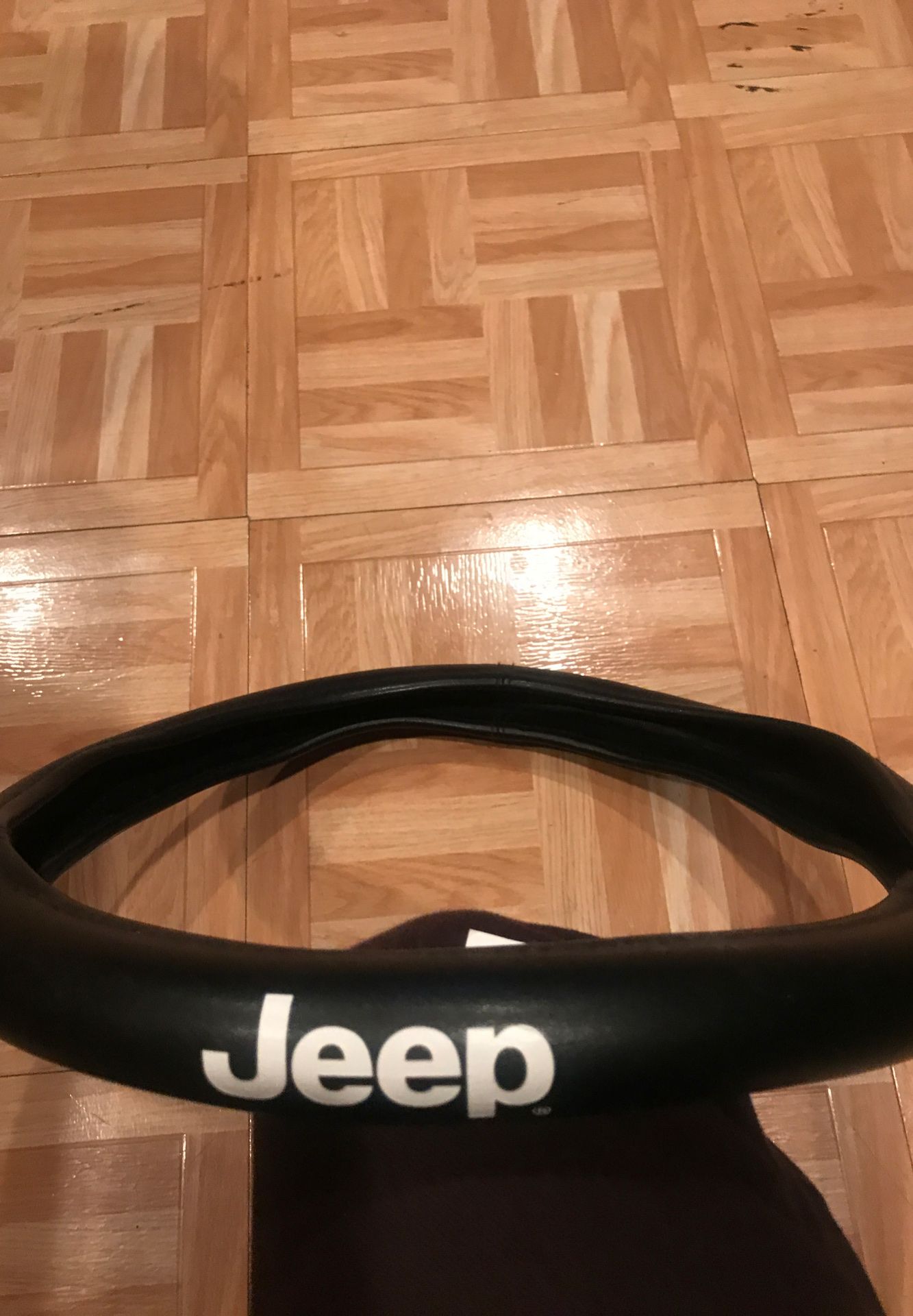 Reduced; Steering wheel cover, jeep brand