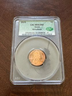 2025 CAC MS63 .01¢