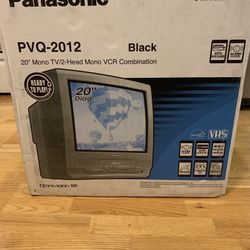 Panasonic PVQ-2012   20” TV/VCR Combination 