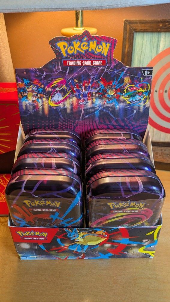 Pokemon Cards Mega Evolution(Mega Heroes) Mini Tin Display