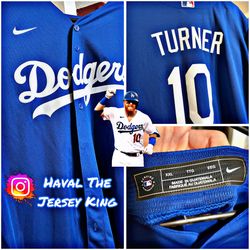 Justin Turner Blue Los Angeles Dodgers  Jersey