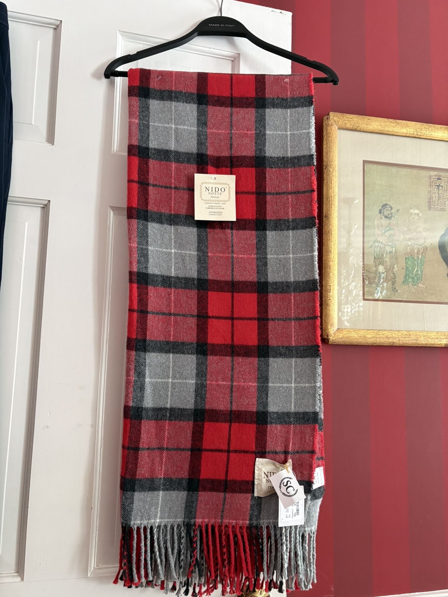 Oversized Throw 51 x 67” Made In Italy