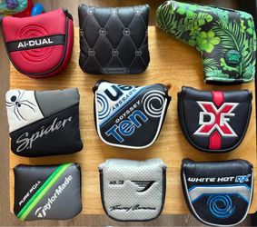 Golf head covers, mallet and blade head covers Callaway Taylor made Odyssey PXG Spider