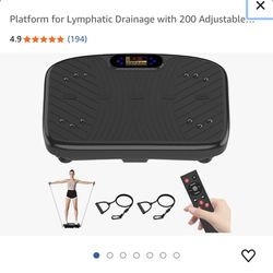 Lymphatic Massage Vibration Plate Exercise Machine 