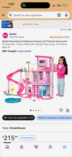 Barbie dream house