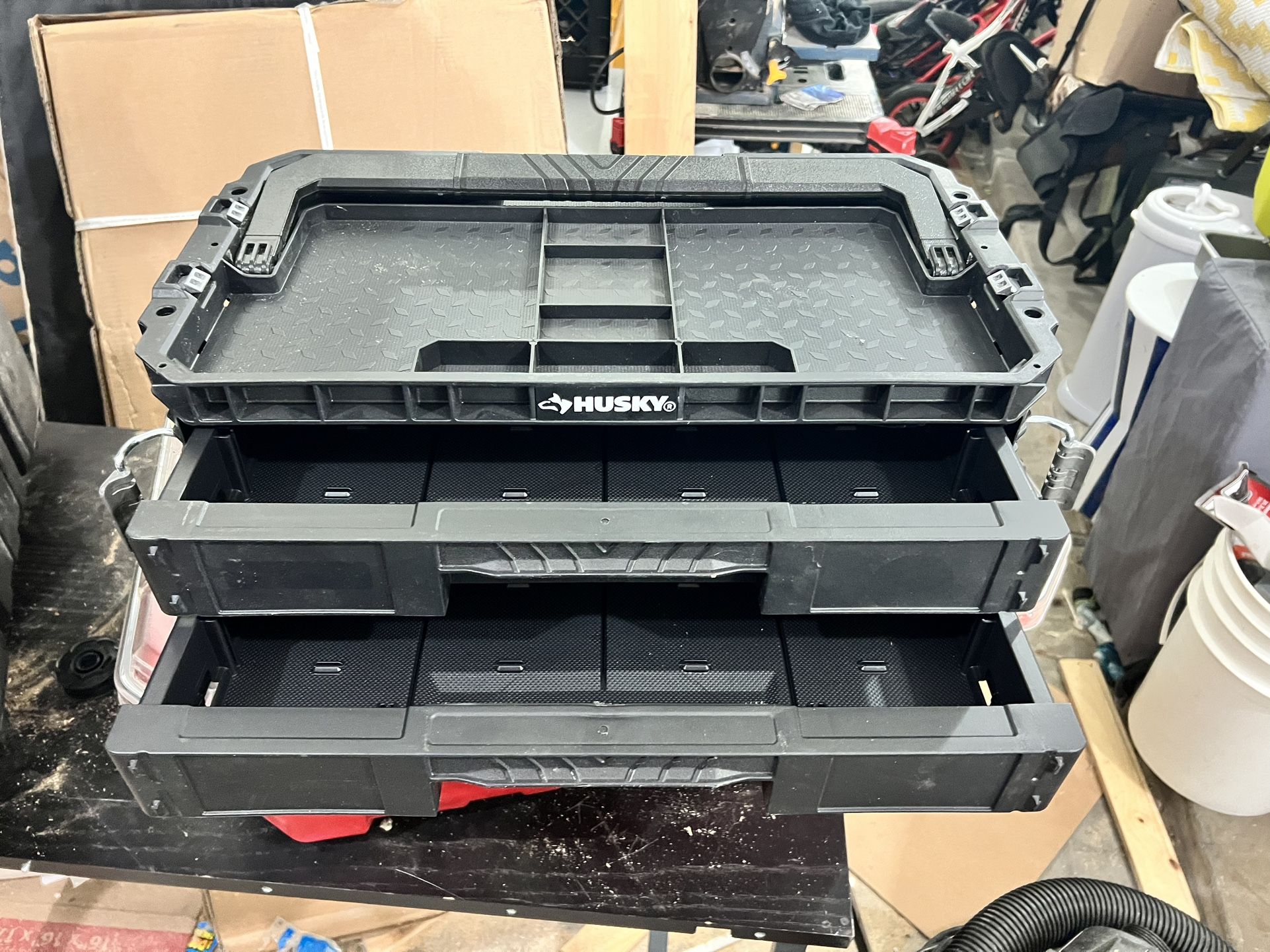 Husky Connect 2-Drawer Small Parts Organizer