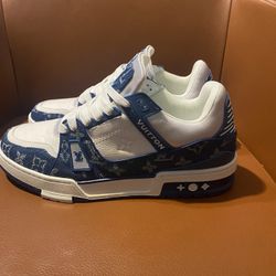 Louis Vuitton shoes (blue) 