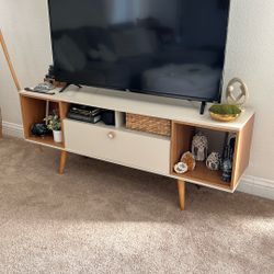 Mid-Century Modern Entertainment Unit Tv Stand.