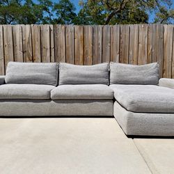 Bernhardt Nest Sectional Sofa with Chaise – Gray