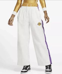 Nike Women's x Ambush NBA collection Lakers Pants Summit White DB1636-121 LARGE