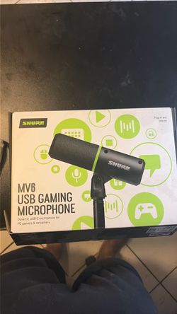Mv6 usb gaming microphone