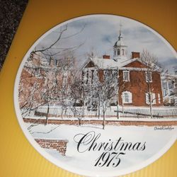 Christmas Plate 1975