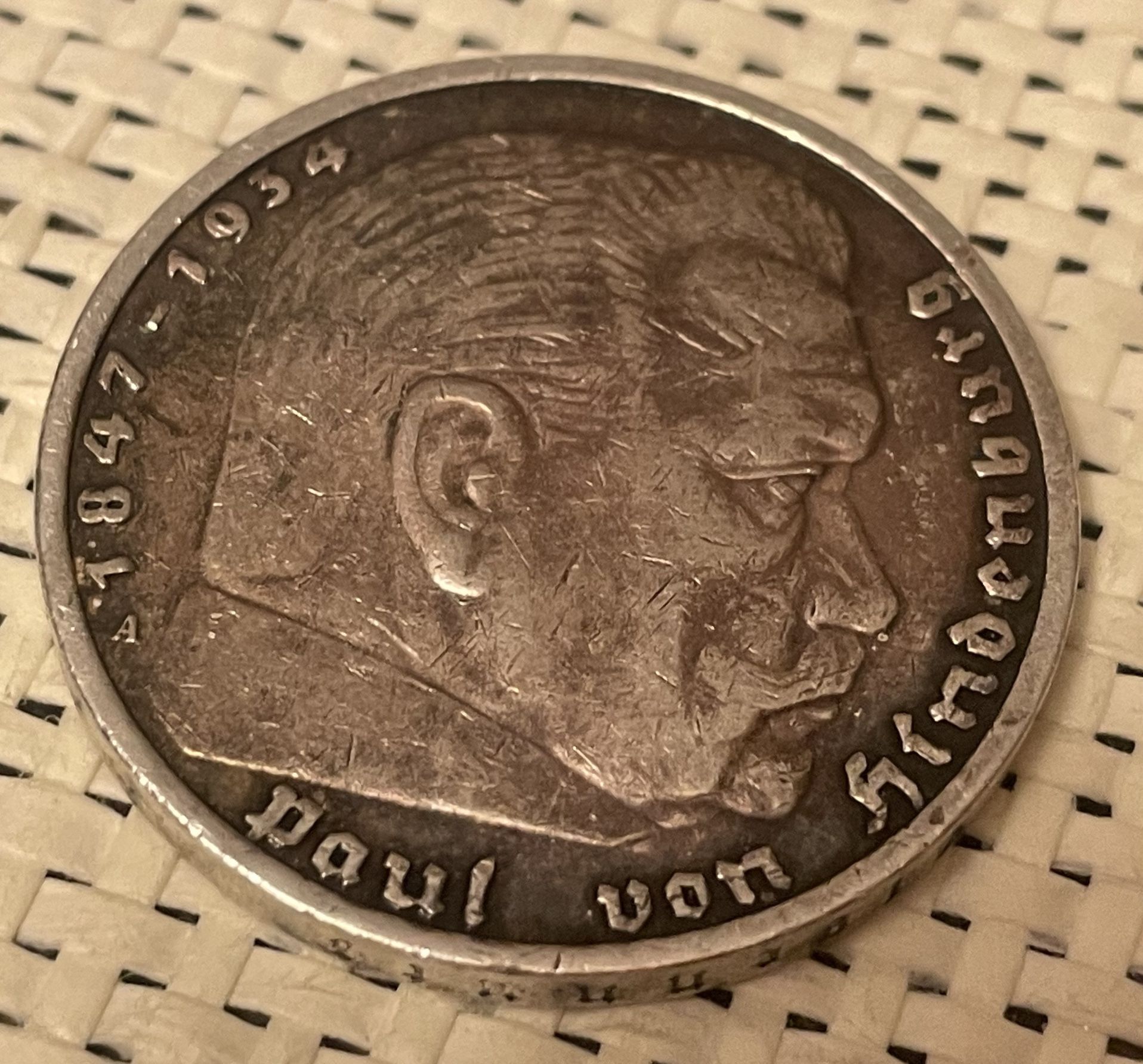 5 Mark 1936. Coin Of Germany. Collectible