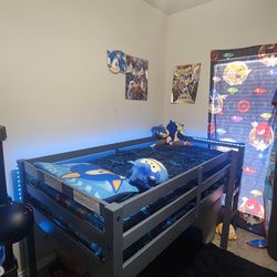 Twin loft bed