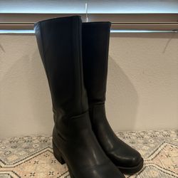 Size 10 Knee High Boots Wide Calf