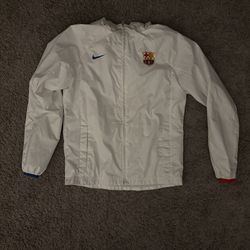 White Nike Barcelona AWF Jacket