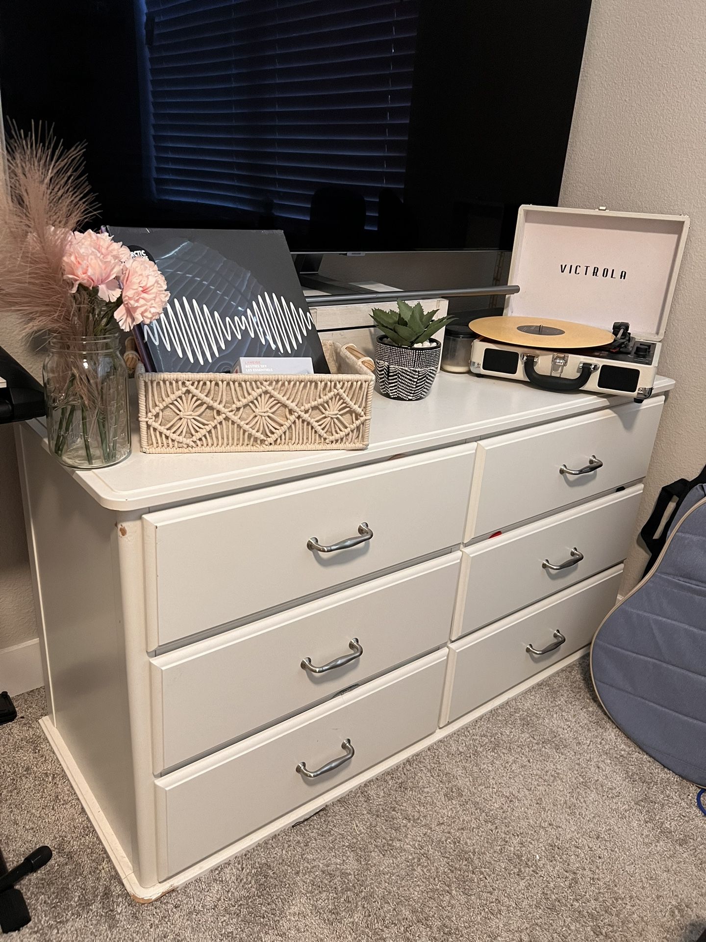 Dresser 6 Drawer White