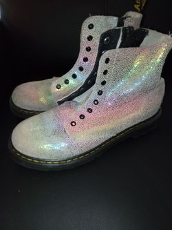 Dr. Martens Suede Sparkle boots 1460 Pascal Docs