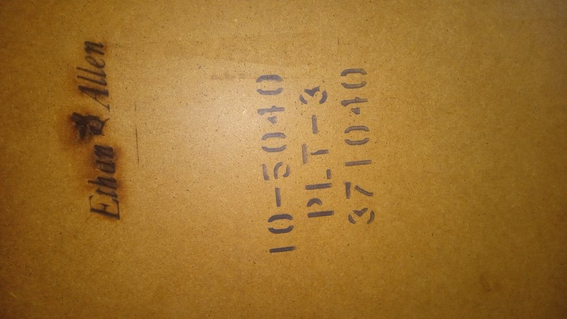 Antique Mirror With Solid Wood Edges