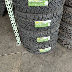 New Tires Installed/ Llantas Nuevas Instaladas 275/55/20 TBB At Tires