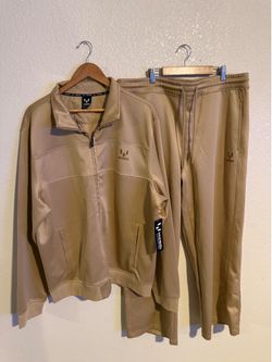 MESSI Men’s Track Pants Set - Tan